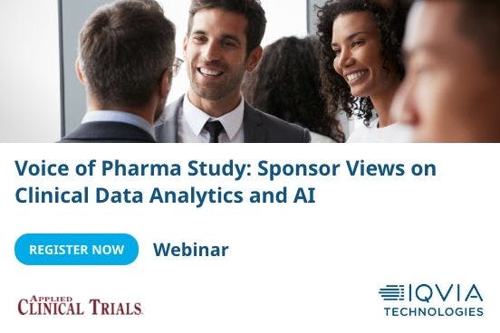Voice of Pharma Study: Sponsor Views on Clinical Data Analytics and AI
