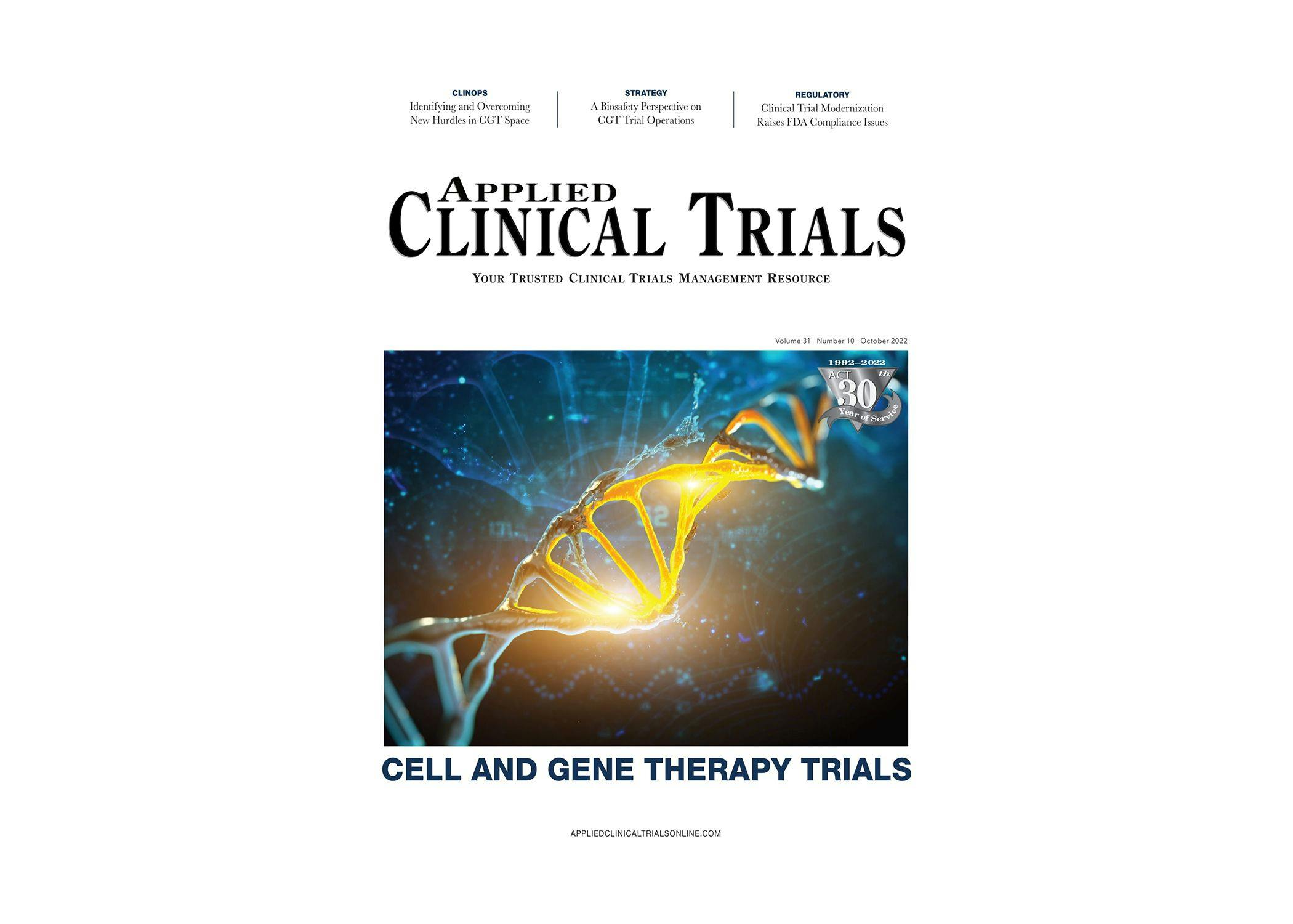 Applied Clinical Trials October 2022 Issue (PDF)