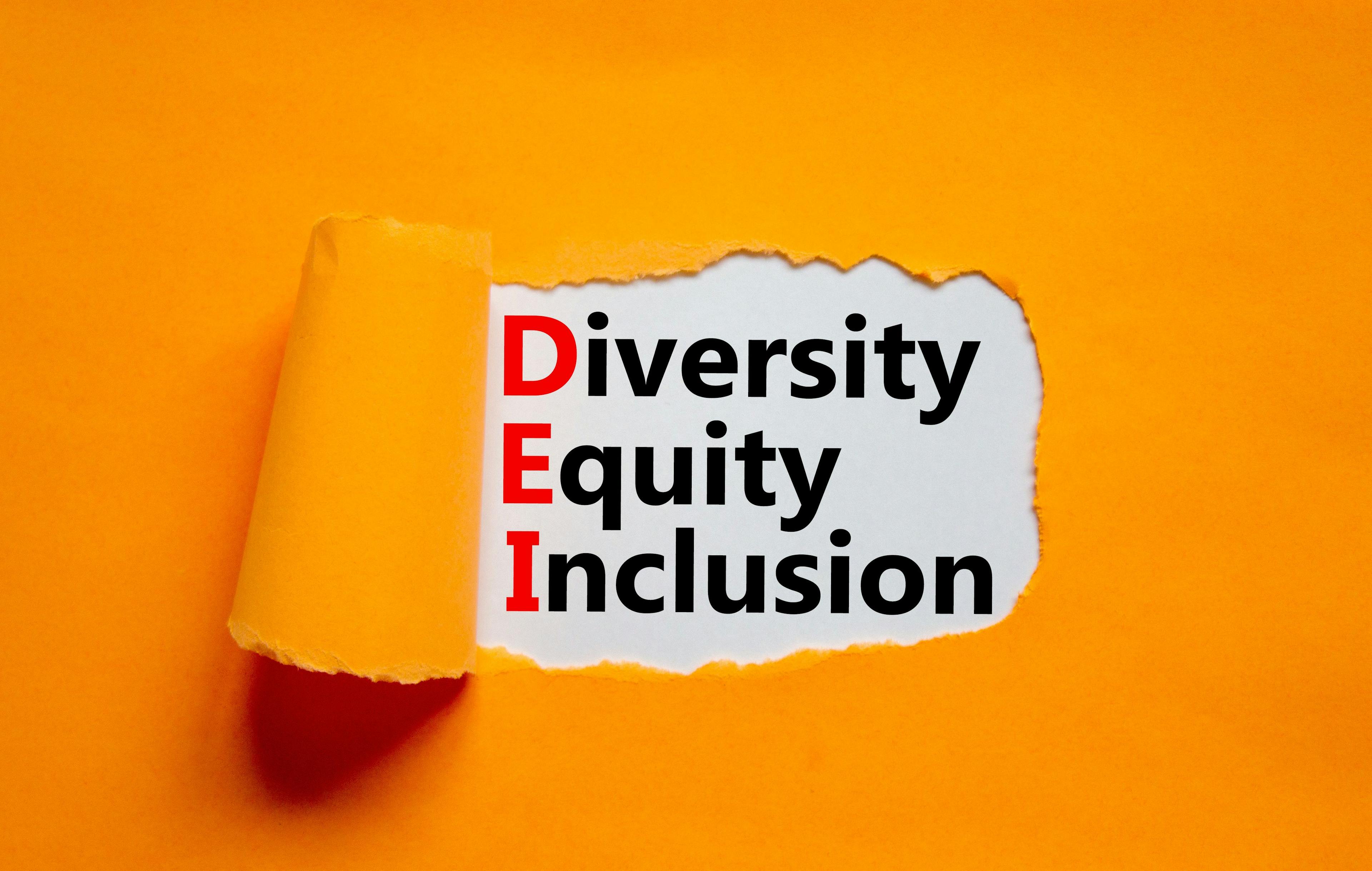 Image credit: Dzmitry | stock.adobe.com. Diversity, equity, inclusion DEI symbol. 