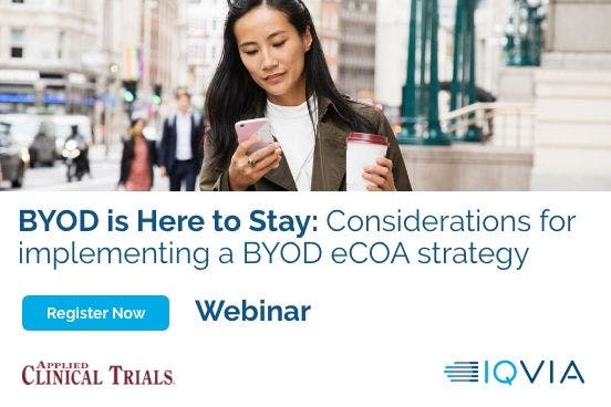 BYOD is Here to Stay: Considerations for implementing a BYOD eCOA strategy
