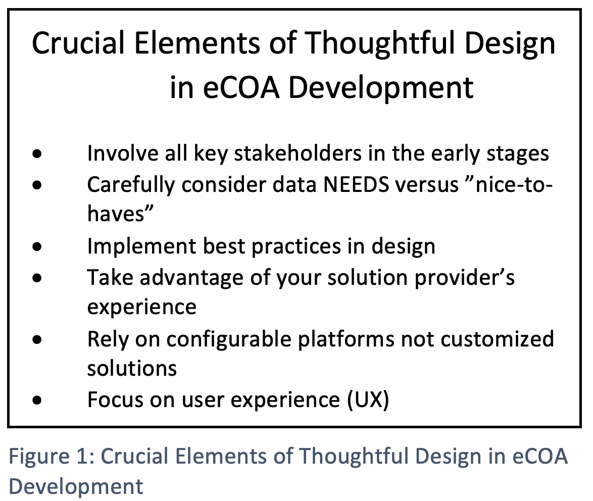 Thoughtful Design in eCOA Development: Part 2