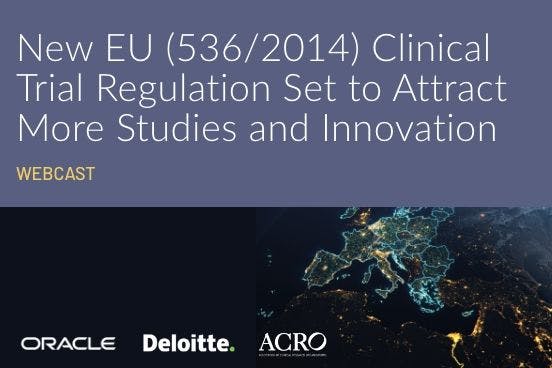  New EU (536/2014) Clinical Trial Regulation Set to Attract More Studies and Innovation