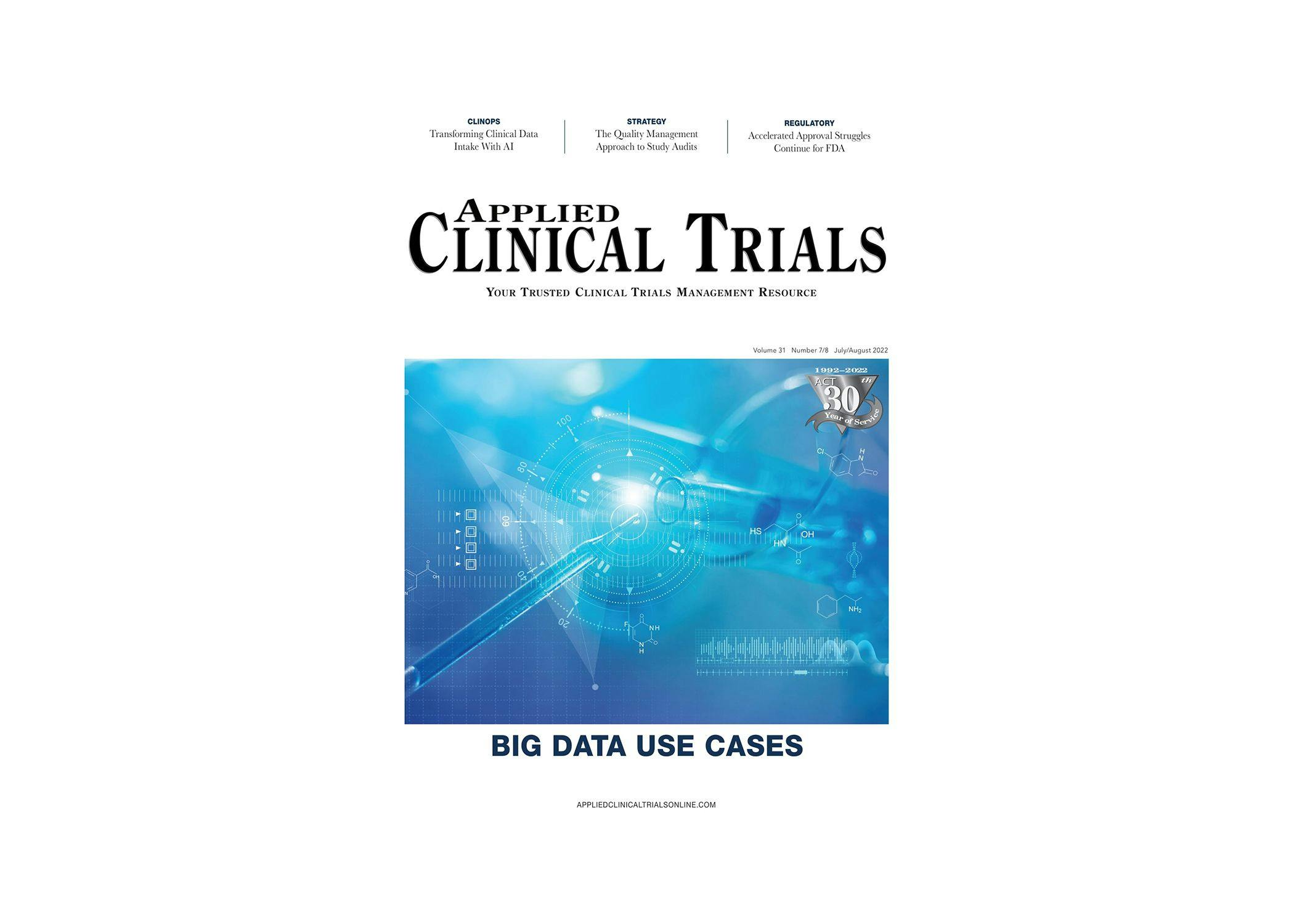 Applied Clinical Trials July/August 2022 Issue (PDF)