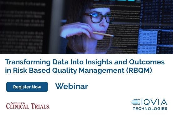 Transforming Data Into Insights and Outcomes in Risk Based Quality Management (RBQM)