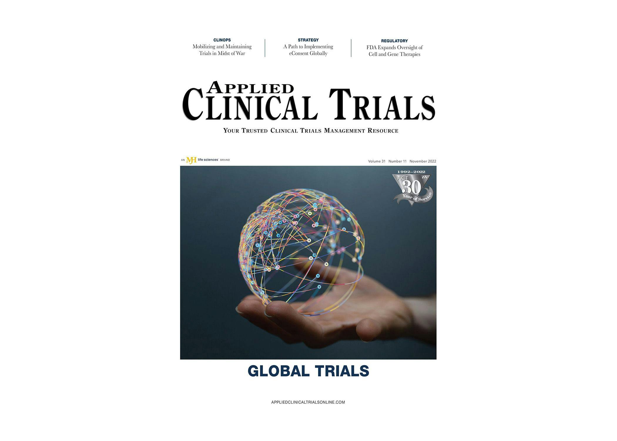 Applied Clinical Trials November 2022 Issue (PDF)